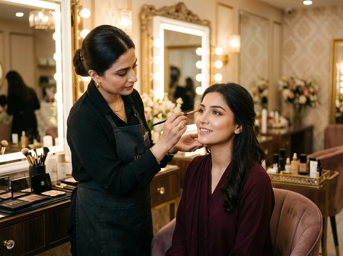 Party Makeup - Dionne Makeup Studio Faisalabad
